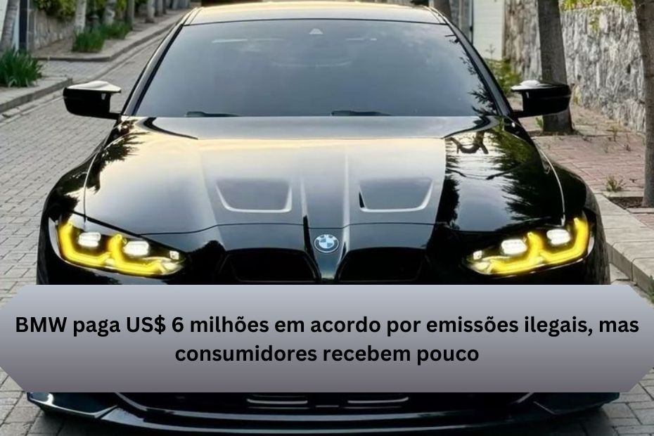 BMW paga US$ 6 milhões em acordo por emissões ilegais, mas consumidores recebem pouco